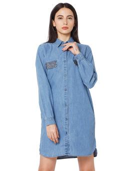 Spykar - Mid Blue Indigo Women Dress