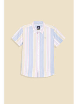 Allen Solly - Boys Multi-Color Stripes Casual Shirt