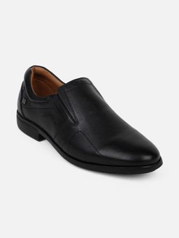 EZOK - Men Leather formal Shoes Black
