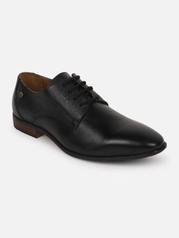 EZOK - Men formal Leather Shoes Black