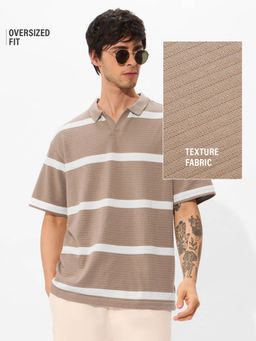 The Souled Store - Originals- Clay Oversized Polo T-Shirt