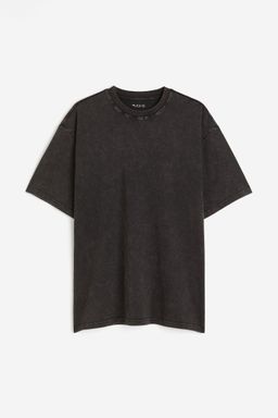 H&M - Men Black Loose Fit Sports Top with DryMove