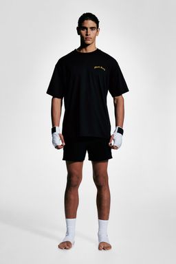 H&M - Men Black Loose Fit Sports Top with DryMove