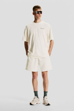 H&M - Men White Loose Fit Sports Top with DryMove