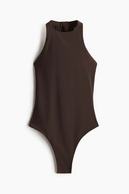 H&M - Women Brown Sports Swimsuit With Lycra