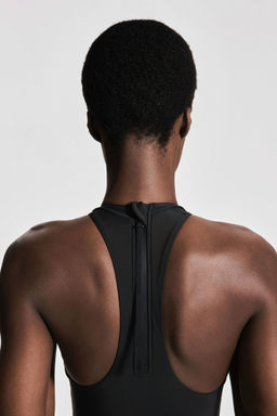 H&M - Women Black Sports Swimsuit With Lycra