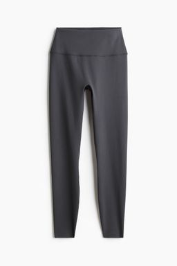 H&M - Women Grey Ankle-Length Sports Leggings With SoftMove