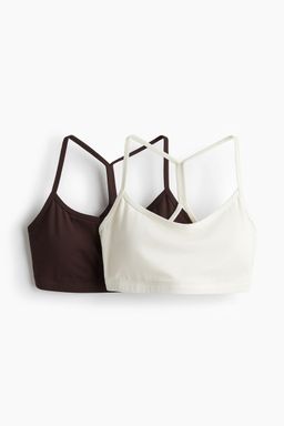 H&M - Women 2-Pack Sports Bras With DryMove