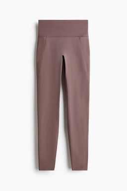 H&M - Women Purple Pocket-Detail Sports Leggings With Softmove