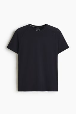 H&M - Men Blue Muscle Fit Sports T-Shirt With DryMove
