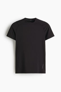 H&M - Men Black Muscle Fit Sports T-Shirt With DryMove