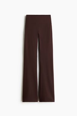 H&M - Women Brown Flared Yoga Leggings With SoftMove