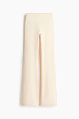 H&M - Women Beige Flared Yoga Leggings With SoftMove