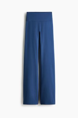 H&M - Women Blue Flared Yoga Leggings With SoftMove