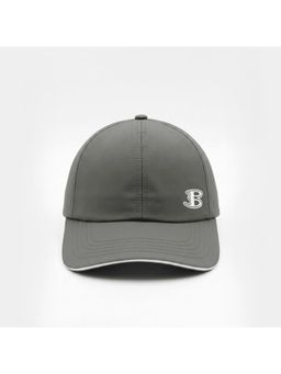 Ben Sherman - Men Solid Olive Baseball Cap with Logo Detail
