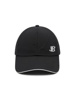 Ben Sherman - Men Solid Black Baseball Cap with Logo Detail