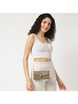 Fastrack - Olive Solid Wallet with Detachable Chain Strap