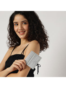 Fastrack - Silver Solid Card Case