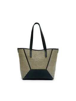 ODDCAT - Black Woven Handbag