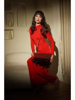 ODDCAT - Wine Solid Sling bag