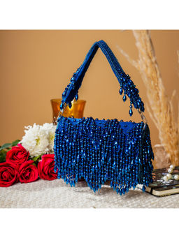 sugarcrush - Blue Embellished/Sequined Clutch