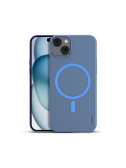 GRIPP - Blue Slim Fit with Mag-Safe Case Compatible with Iphone 15