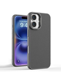 GRIPP - Grey Carbon with Mag-Safe Protection Case Compatible with Iphone 16