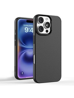 GRIPP - Black Carbon with Mag-Safe Case Compatible with Iphone 16 Pro Max