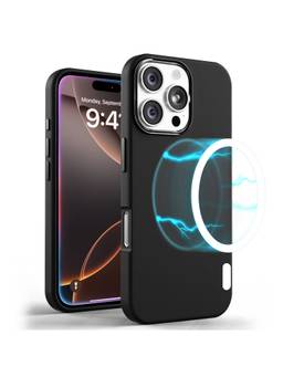 GRIPP - Black Rubon Mag-Safe Case for Iphone 16 Pro