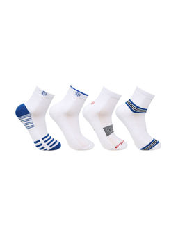 Bonjour - Men's Cushioned Ankle Length Sports Socks (Pack of 4)