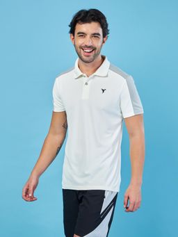 Technosport - Men Colorblock Relax Fit Polo Sports T-Shirt with Technocool+