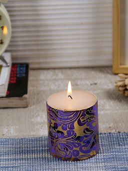 AAPNO RAJASTHAN - Festive Design Pillar Candle