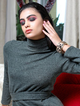 Odette - Animal Print Wide Bracelet