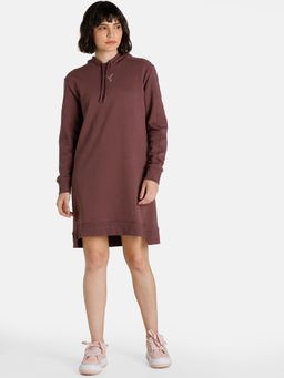 Puma - Her Hooded Women Purple Dress