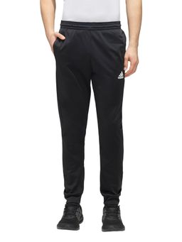 adidas - Men Recbos Black Cotton Solid Joggers