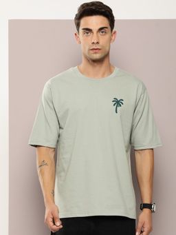 DILLINGER - Green Graphic Oversized T-shirt