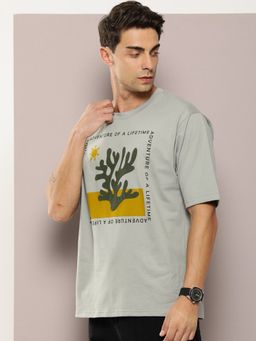 DILLINGER - Green Graphic Oversized T-shirt