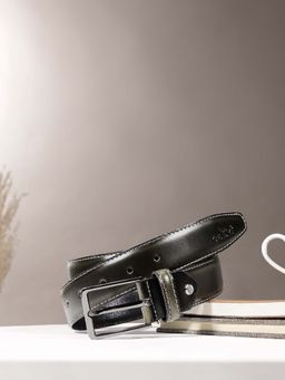 Celtic - Stylish Green Leather Belt