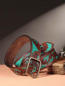 Celtic - Exquisite Hand-Carved Leather Belt