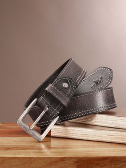 Celtic - Vintage Black Premium Leather Belt