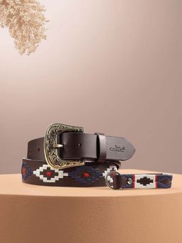 Celtic - Premium Brown Leather Polo Belt
