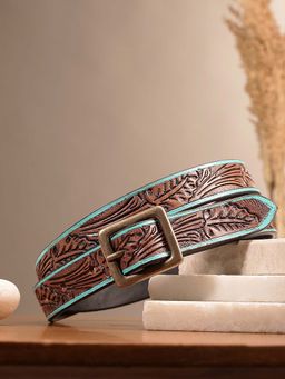Celtic - Hand-Carved Leather Belt