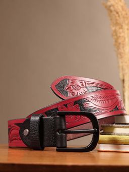 Celtic - Handcrafted Brown Leather Stylish Belt