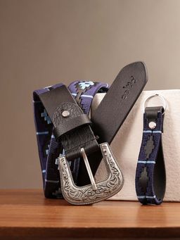 Celtic - Premium Black Leather Belt