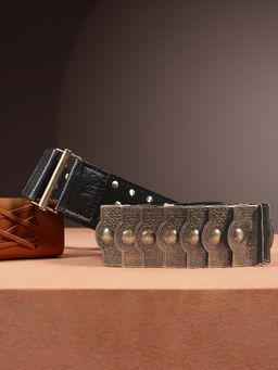 Celtic - Women Studded Leather Waist Belt