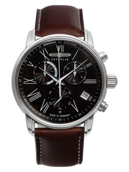 Zeppelin - LZ127 Chronograph Date Small Seconds Analog Black Dial Mens Watch-76942