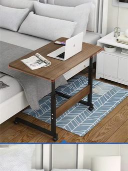 Savya Home - Manual Height Adjustable Study Table, Oak