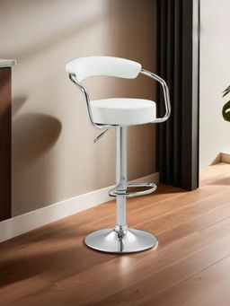 Savya Home - Curvy Martin Bar Stool Chair White