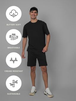 NeceSera - Black Mens Shorts (Set of 2)