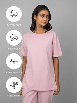 NeceSera - Blush Pink Long T-Shirt
